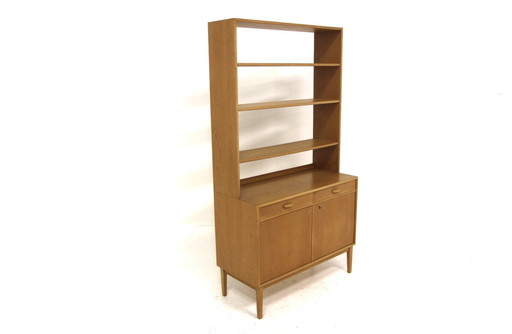  Commode-Bibliothèque Scandinave En Chêne, Suède, 1960 