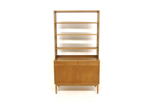  Commode-Bibliothèque Scandinave En Chêne, Suède, 1960 