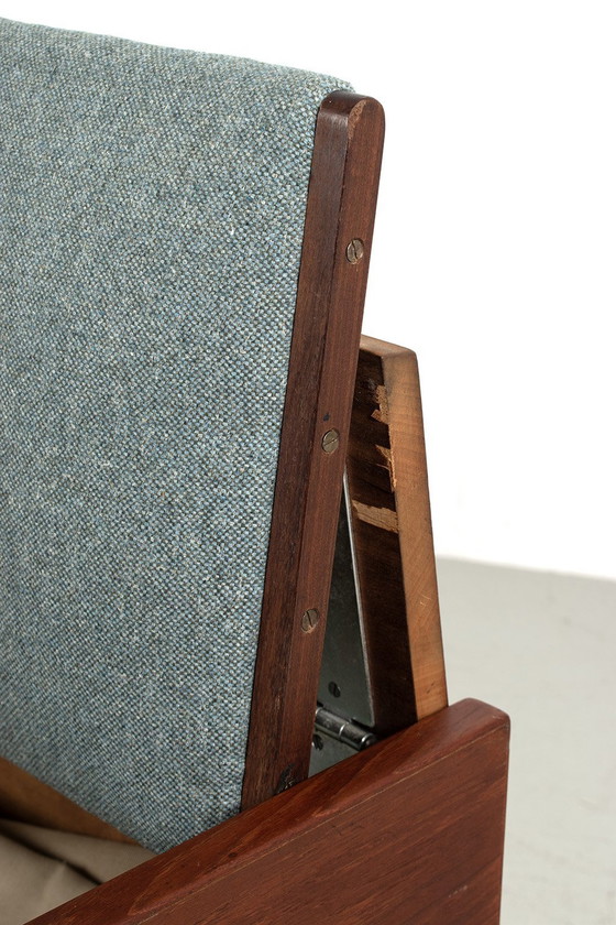 Image 1 of Vintage Ge258 Sleeper Sofa Hans Wegner For Getama Refurbished 69809