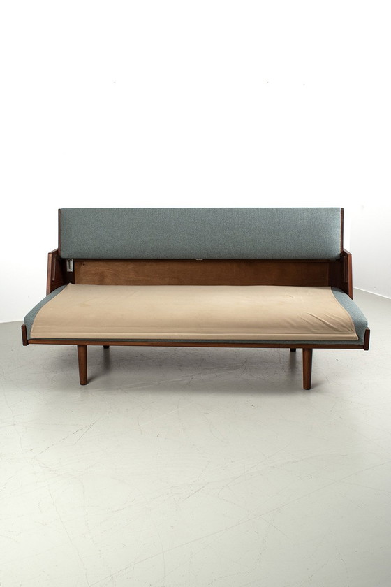 Image 1 of Vintage Ge258 Sleeper Sofa Hans Wegner For Getama Refurbished 69809