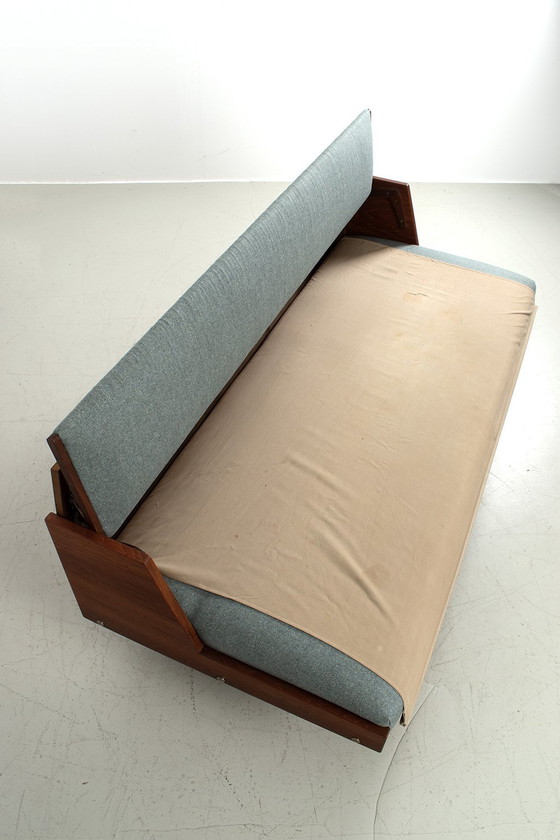 Image 1 of Vintage Ge258 Sleeper Sofa Hans Wegner For Getama Refurbished 69809