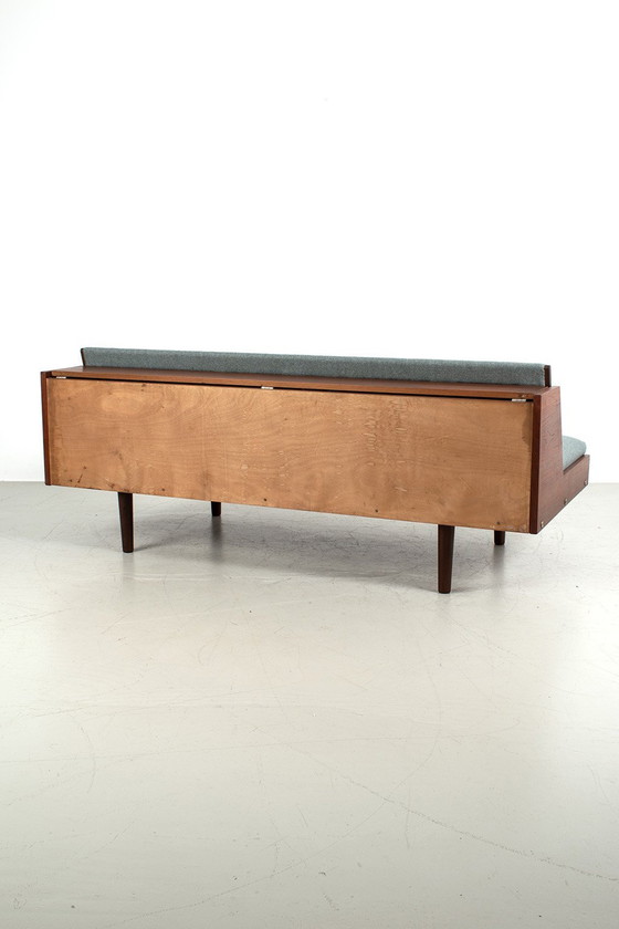 Image 1 of Vintage Ge258 Sleeper Sofa Hans Wegner For Getama Refurbished 69809