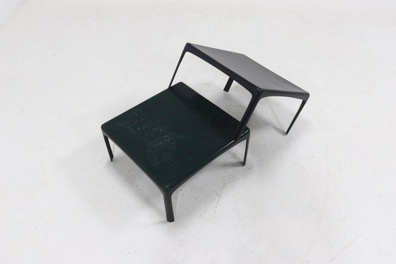 Image 1 of 2 X Tables d'appoint ou à café vintage en fibre de verre