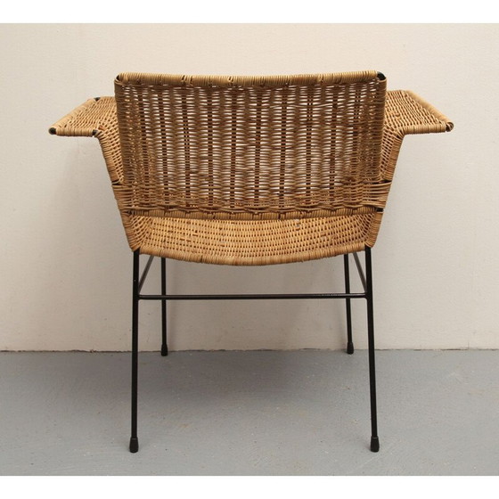 Image 1 of Fauteuil panier vintage par Herta Marta Witzemann pour Erwin Behr, 1960s