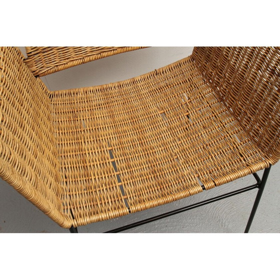 Image 1 of Fauteuil panier vintage par Herta Marta Witzemann pour Erwin Behr, 1960s