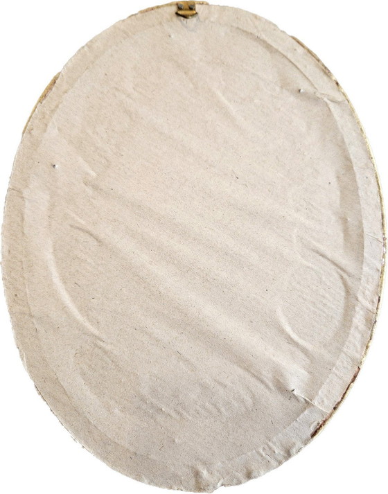 Image 1 of Tableau à l'huile vintage d'Egypte avec cadre en bois