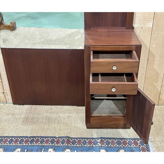 Image 1 of Table de toilette vintage Art déco en acajou, 1930