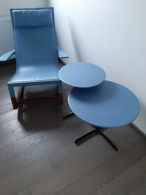 1X Poltrona Frau Don'Do Rocking Chair + 2X Bob Side Table