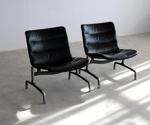 2X fauteuils vintage Jorgen Kastholm série 8000