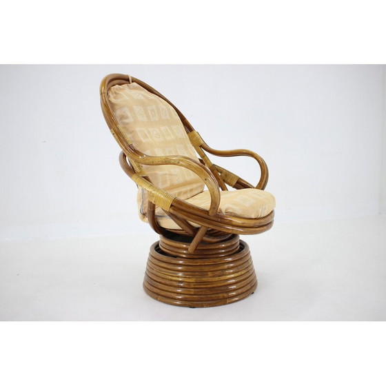 Image 1 of Fauteuil vintage en rotin, Europe 1980