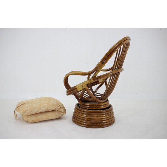 Image 1 of Fauteuil vintage en rotin, Europe 1980