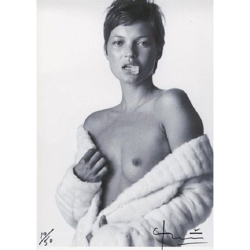 Photo vintage de Kate Moss nue pour Bert Stern, 2012