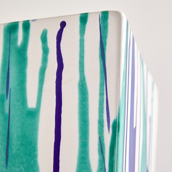 Image 1 of Vase en céramique autrichien vintage Wasserfall de Gmundner Keramik, années 1980