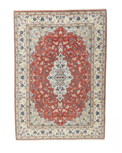 Tapis Keshan en liège noué à la main - 347 X 244 cm