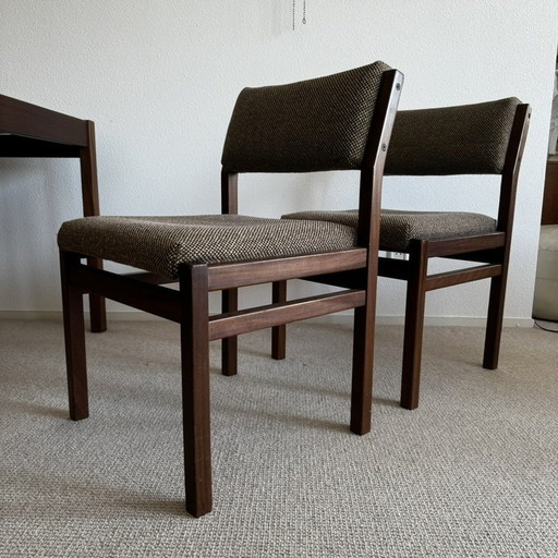 Set/4 Cees Braakman For Pastoe Dining Chairs Mcm