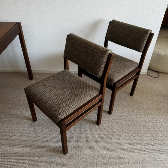 Image 1 of Set/4 Cees Braakman For Pastoe Dining Chairs Mcm