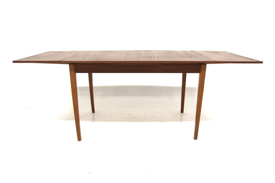 Image 1 of  Table De Salle À Manger "Portefeuille" En Teck, Suède, 1960 
