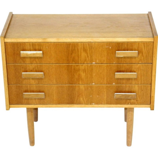 Commode scandinave en chêne, Suède 1960