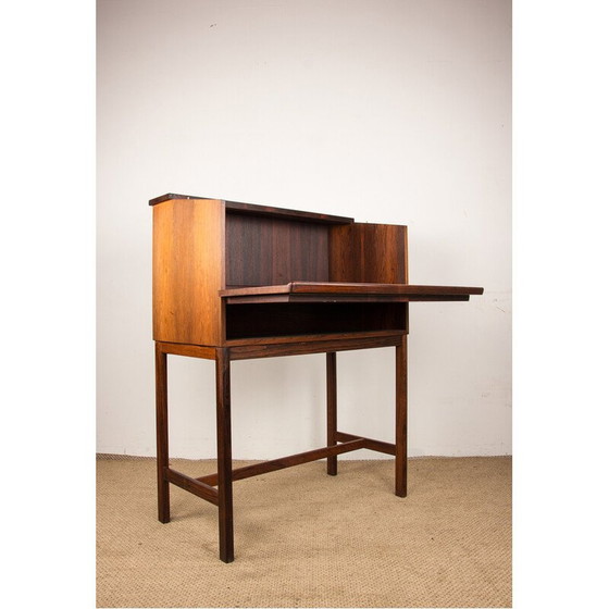 Image 1 of Bureau vintage en palissandre et formica par Hans Olsen pour C.S Mobler, Danemark 1960