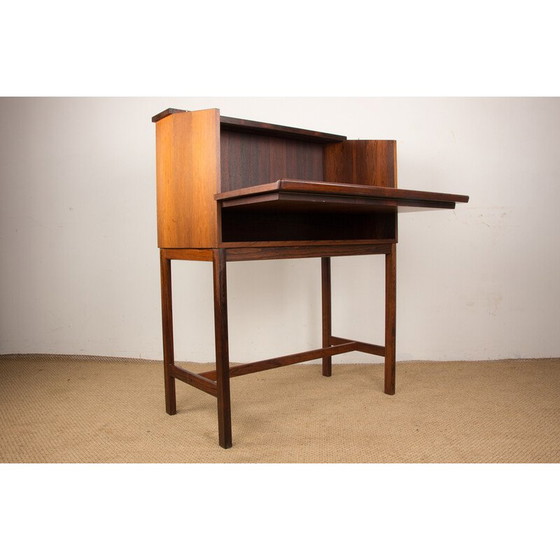 Image 1 of Bureau vintage en palissandre et formica par Hans Olsen pour C.S Mobler, Danemark 1960