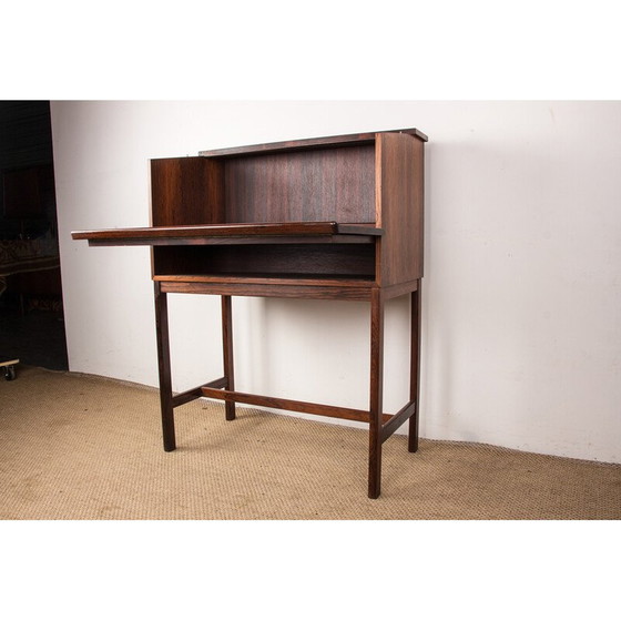 Image 1 of Bureau vintage en palissandre et formica par Hans Olsen pour C.S Mobler, Danemark 1960