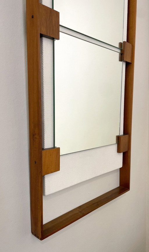 					             Miroir triptyque de style Mid Century par Ignazio Gardella, 1950S