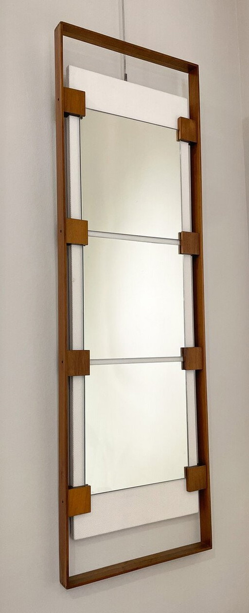 					             Miroir triptyque de style Mid Century par Ignazio Gardella, 1950S