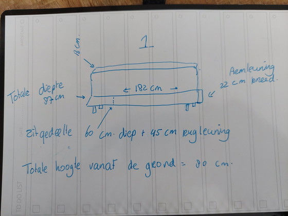 Image 1 of Canapé d'angle en cuir noir (6 personnes) avec pieds en acier inoxydable