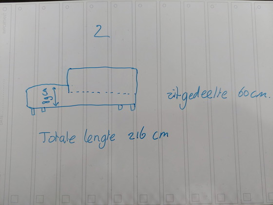 Image 1 of Canapé d'angle en cuir noir (6 personnes) avec pieds en acier inoxydable