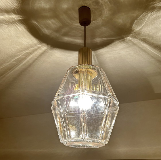 Image 1 of Grande lampe suspendue en verre Limburg