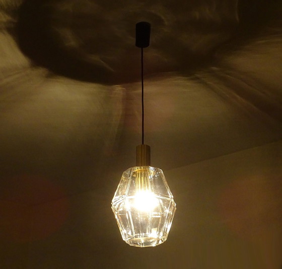 Image 1 of Grande lampe suspendue en verre Limburg