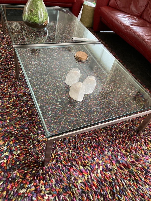 Table basse en verre