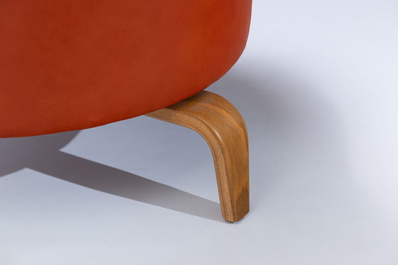 Image 1 of Fauteuil en cuir "Pilot" de Arne Norell