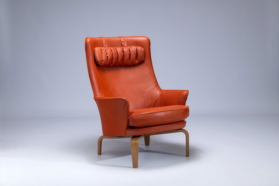 Image 1 of Fauteuil en cuir "Pilot" de Arne Norell