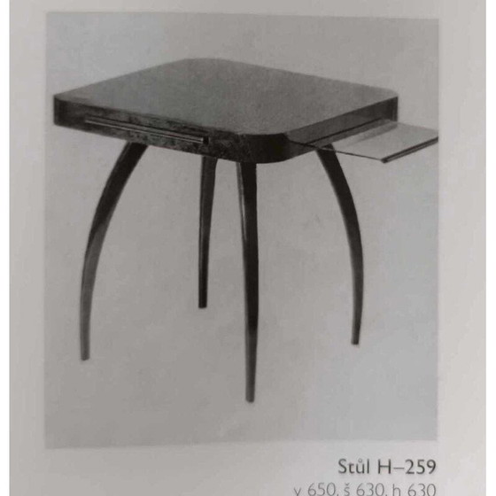 Image 1 of Table à jeux vintage H259 par Jindřich Halabala pour Up Zavody, 1930
