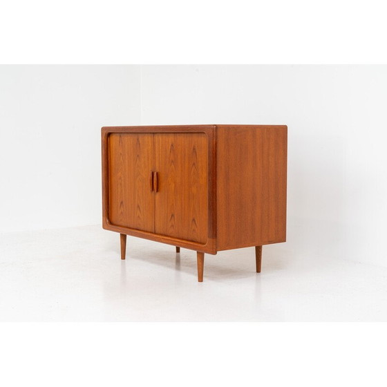 Image 1 of Buffet vintage en teck à portes tambour par Svend Dyrlund