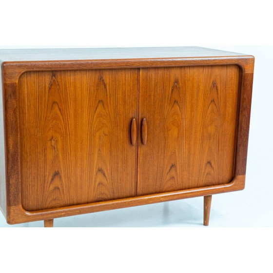 Image 1 of Buffet vintage en teck à portes tambour par Svend Dyrlund