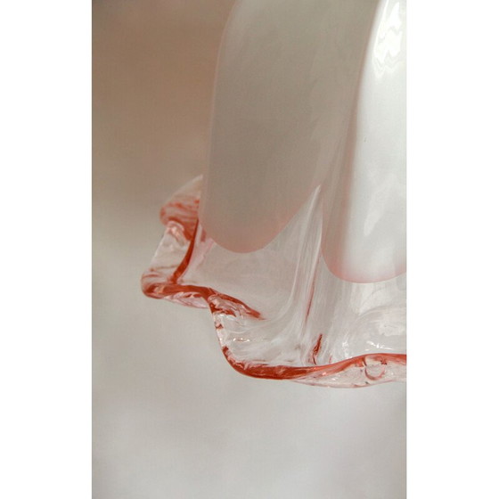 Image 1 of Plafonnier vintage rose La Murrina Italie 1970