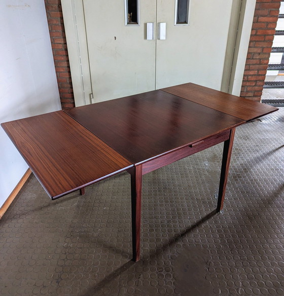 Image 1 of Table à rallonge danoise vintage 80x80 (Max 160cm)