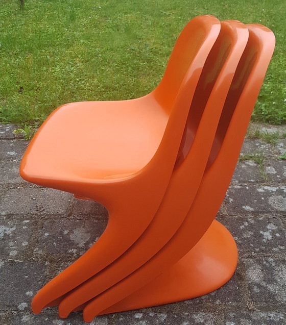 Image 1 of 3X Chaises Casalino empilables pour enfants Par Alexander Begge Pour Casala