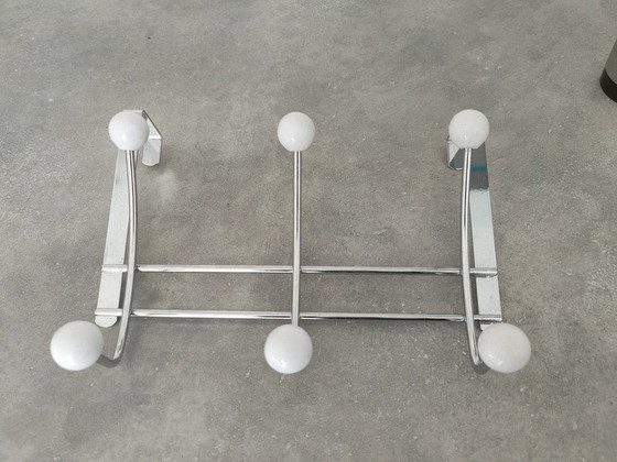 Image 1 of Porte-manteau Sputnik chromé .