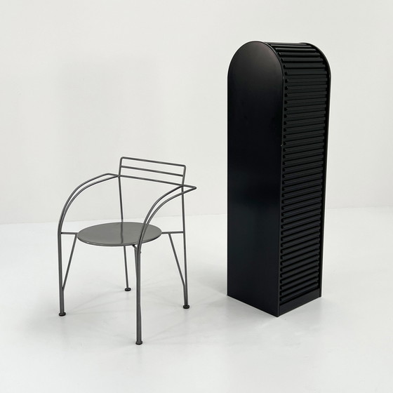 Image 1 of Armoire A'Dammer noire d'Aldo Van De Nieuwelaar pour Pastoe, 1980S