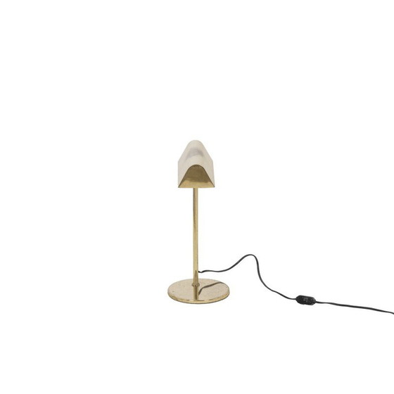 Image 1 of Lampe de bibliothèque vintage en laiton doré, 1970