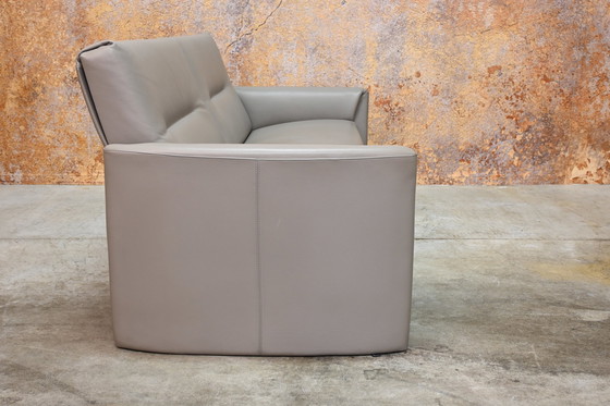 Image 1 of Canapé Leolux Boavista Evidence Design en cuir couleur taupe