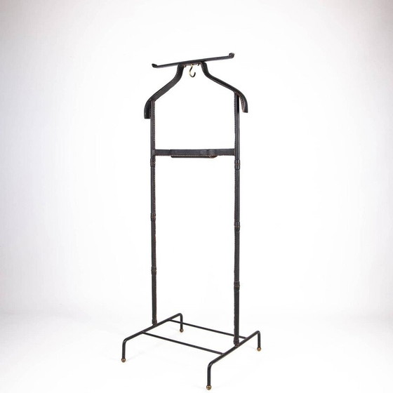 Image 1 of Table de nuit vintage par Jacques Adnet 1950s