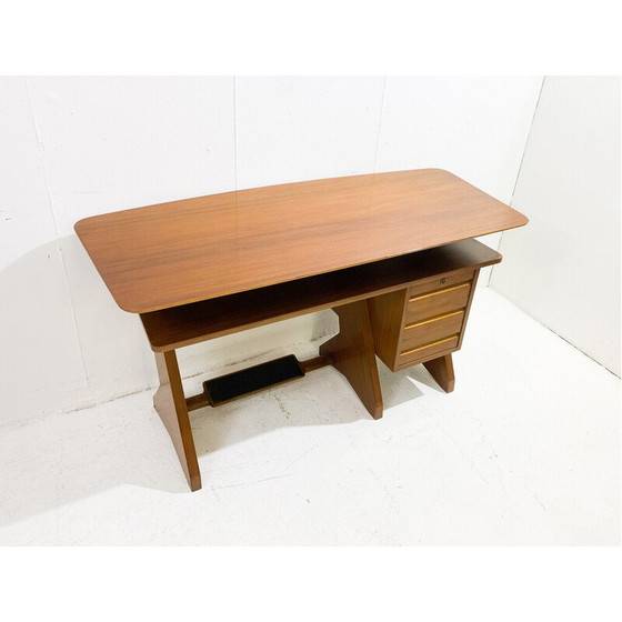Image 1 of Bureau en bois à tiroirs du Mid Century, Italie années 1960