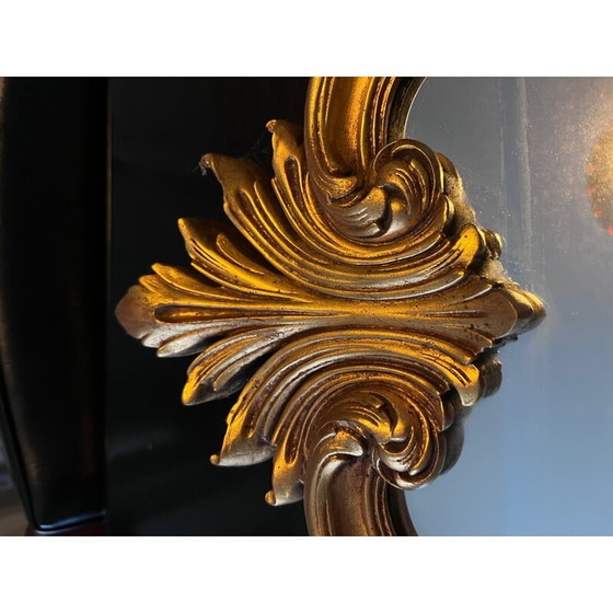 Image 1 of Miroir vintage en bois doré, années 1950