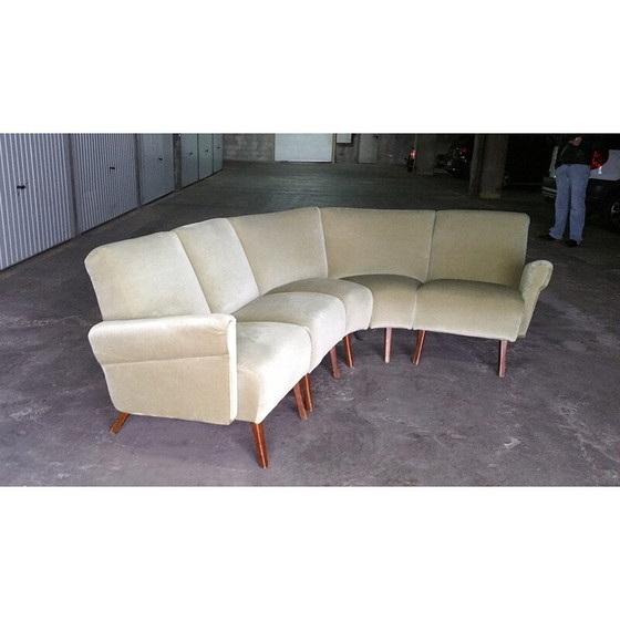 Image 1 of Canapé modulaire 5 places du milieu du siècle dernier - années 1950