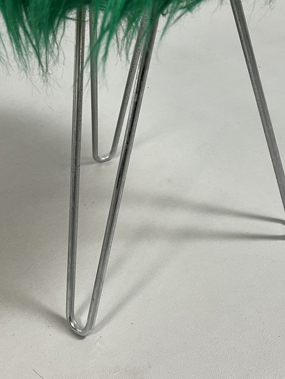 Image 1 of Seventies Hairpin Kruk Fluffy Chromen Hairpin Poten