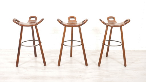 3X tabouret de bar Sergio Rodrigues Marbella